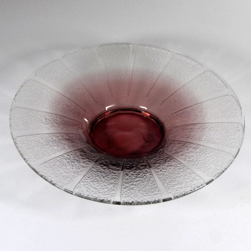 Art Deco centerpiece, violet glass, by C. Schneider, France, 1930s. - 41984