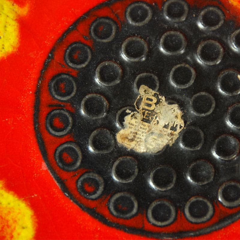 Ceramic bowl, multicolor, Germany, 1970s. - 43174