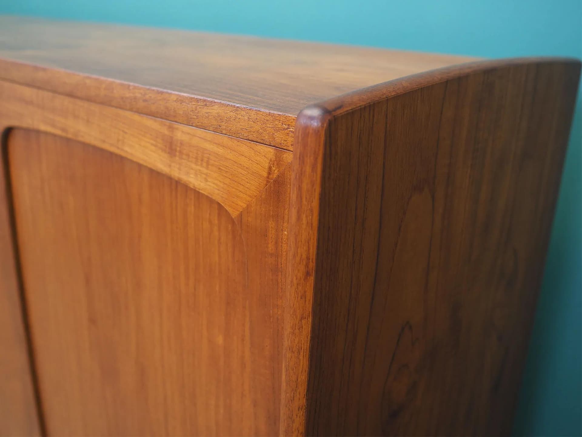 Highboard, teak brązowy, Dania, lata 60. - 42928