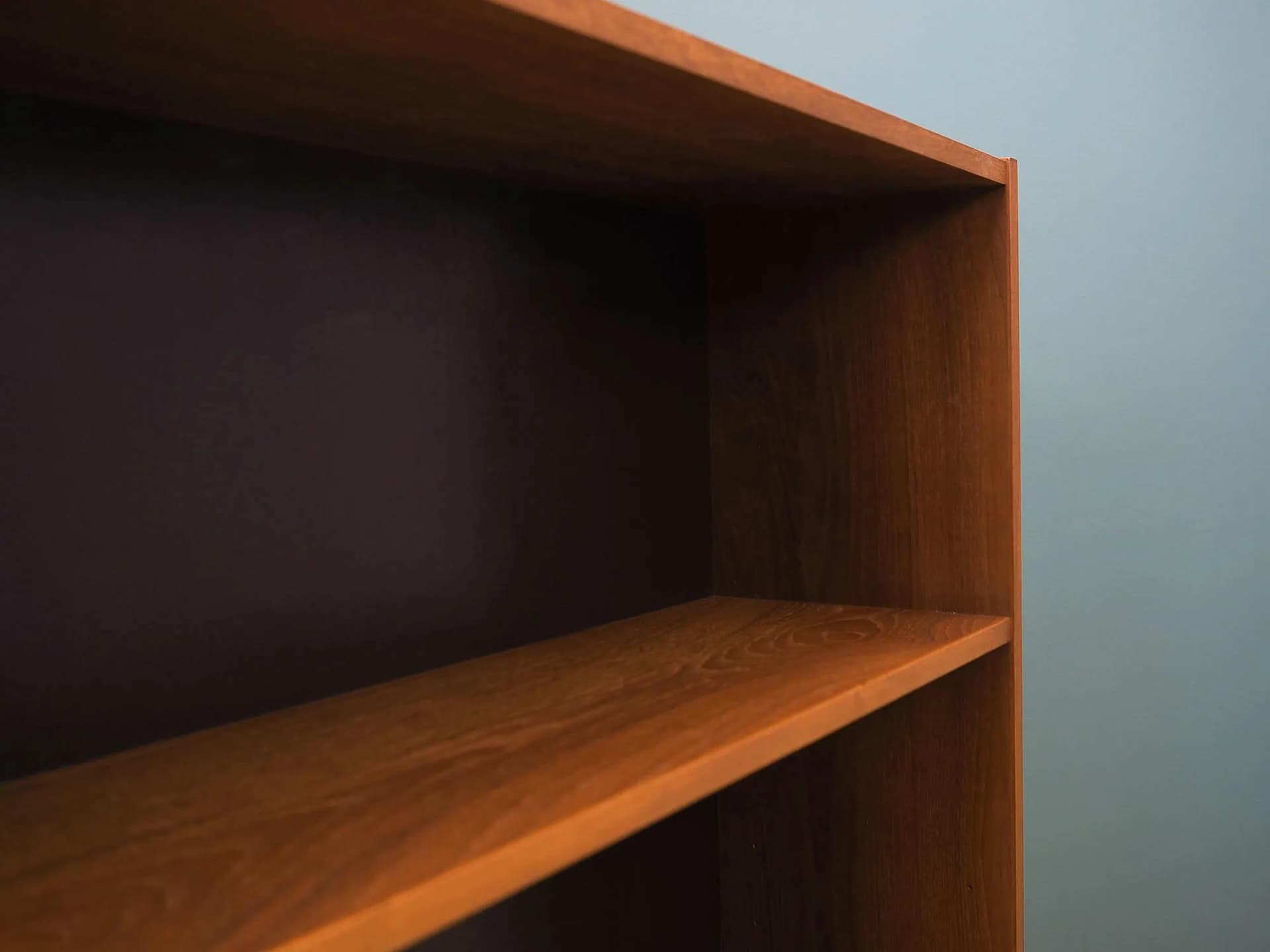 Bookcase, brown teak, Denmark, 1970s. - 42902