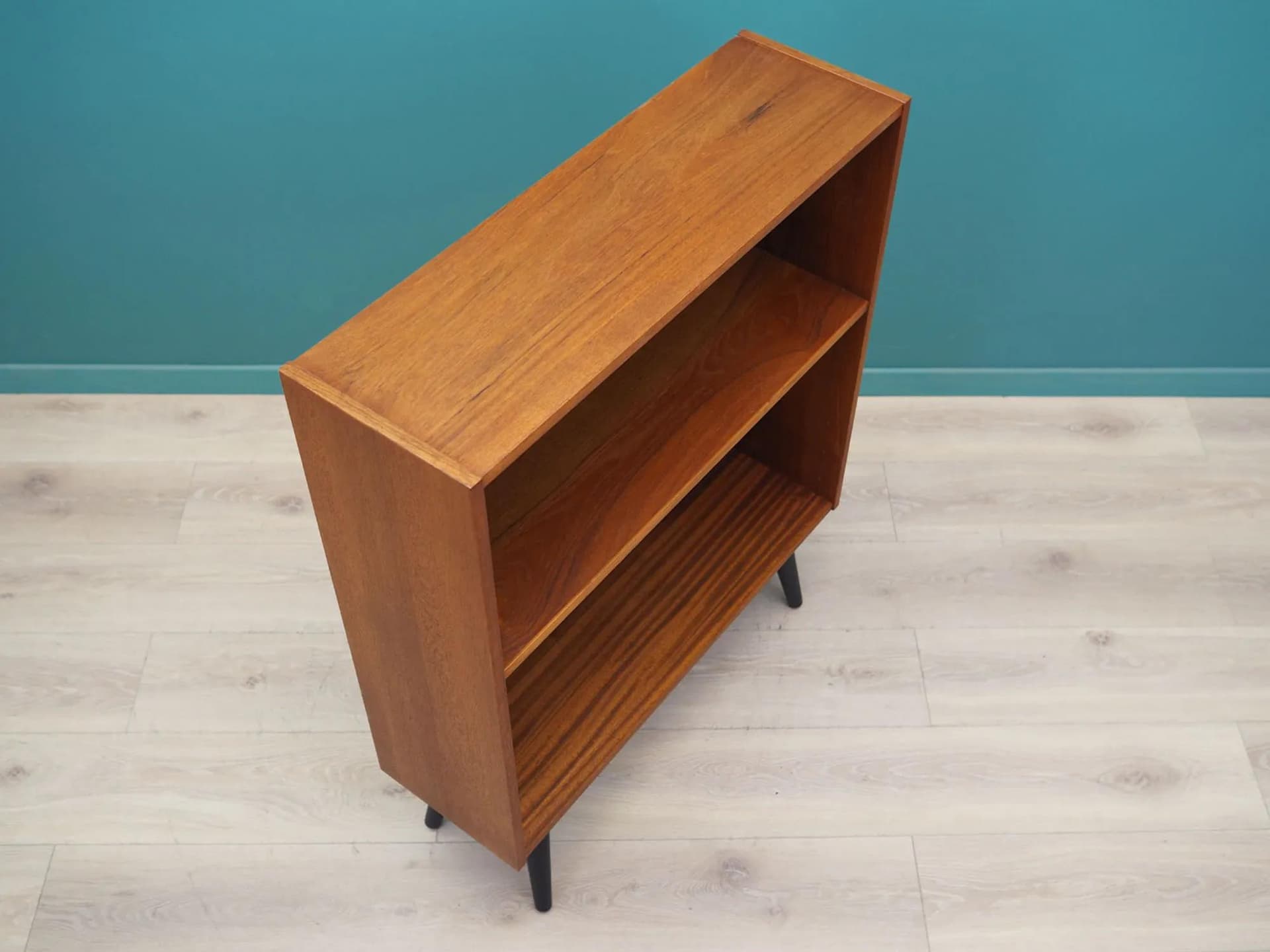 Bookcase, brown teak, Denmark, 1970s. - 42907