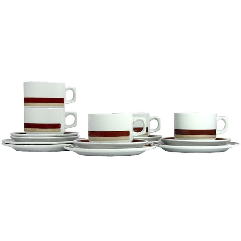 Breakfast set, white porcelain, Figgjo Flint, Norway, 1970s.