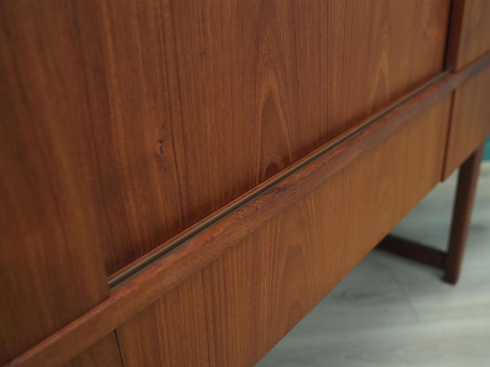 Highboard, teak brązowy, Dania, lata 60. - 42838