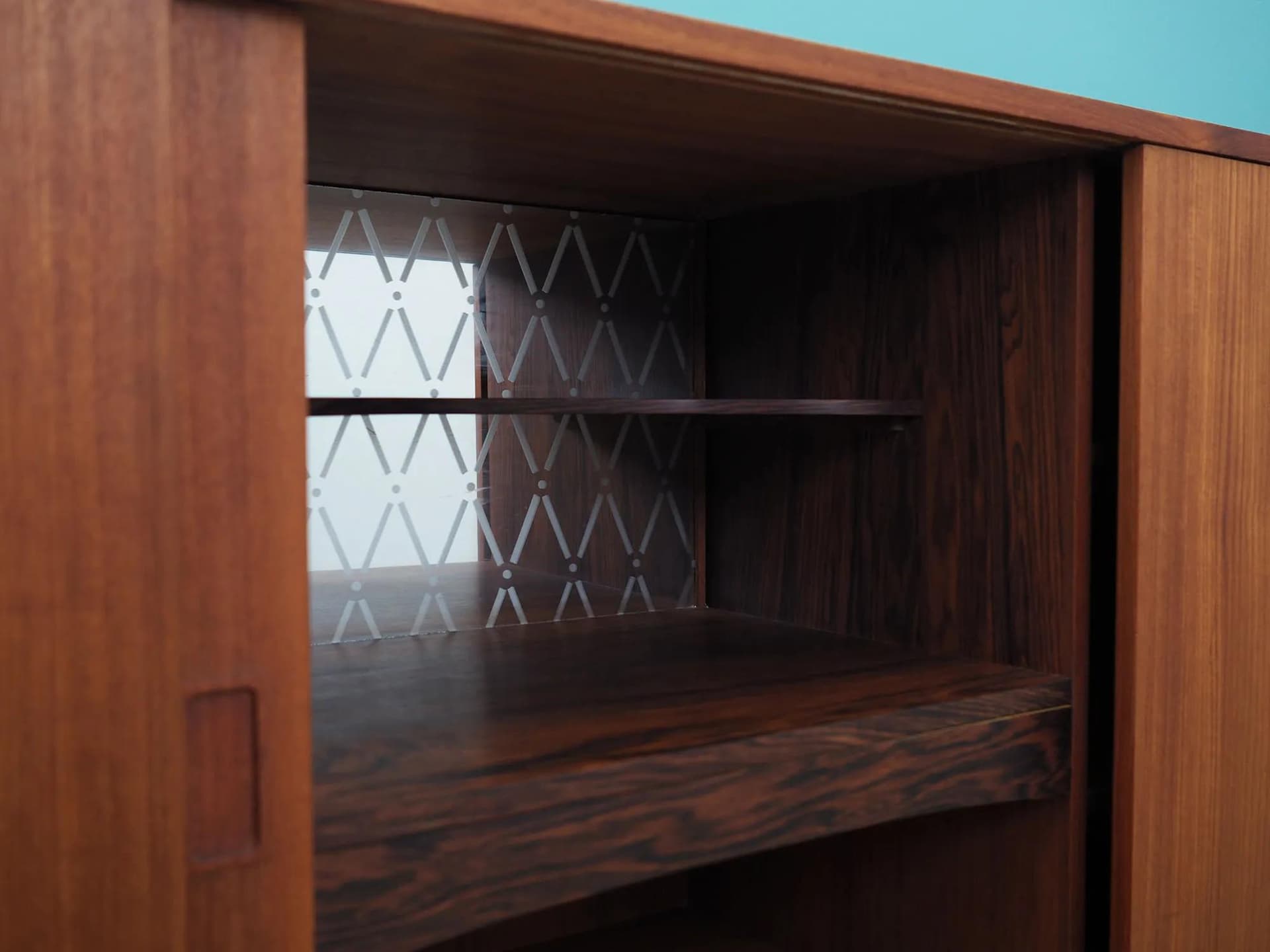 Highboard, teak brązowy, Dania, lata 60. - 42839