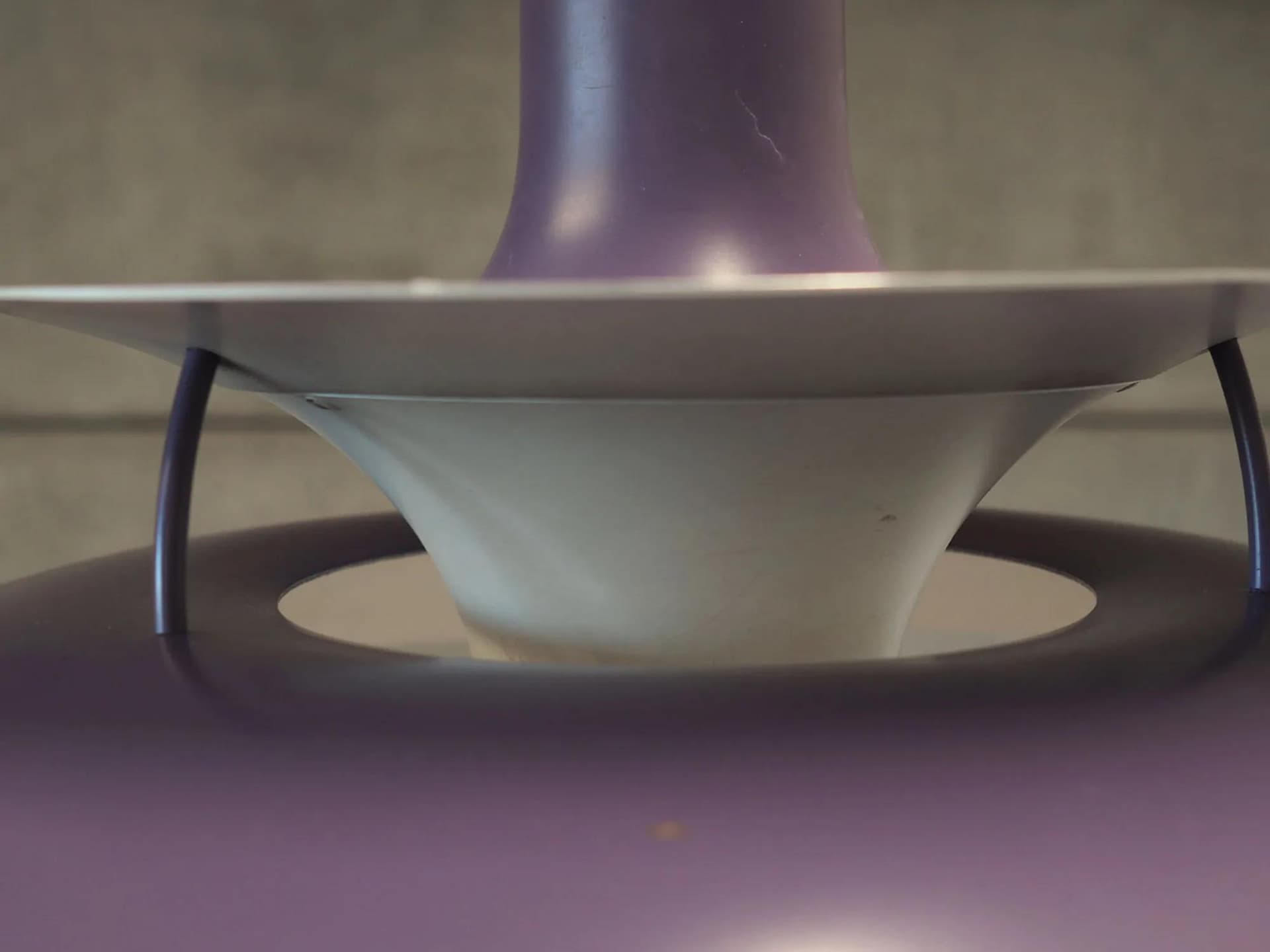 Pendant Lamp PH 5, violet metal, by P. Henningsen, Louis Poulsen, Denmark, 1970s - 42806