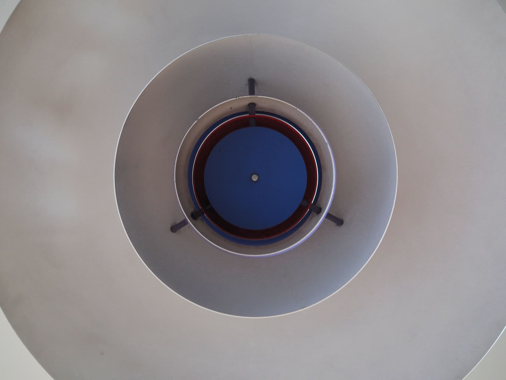 Pendant Lamp PH 5, violet metal, by P. Henningsen, Louis Poulsen, Denmark, 1970s - 51498