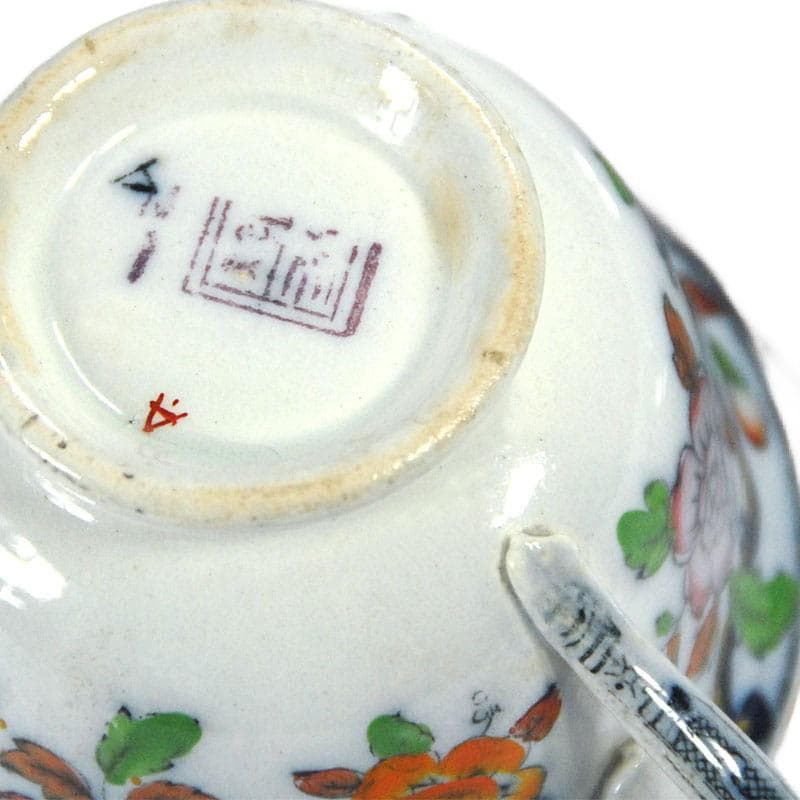 Zestaw filiżanek Charles Meigh, fajans biały, Wielka Brytania, XIX w. - 43057