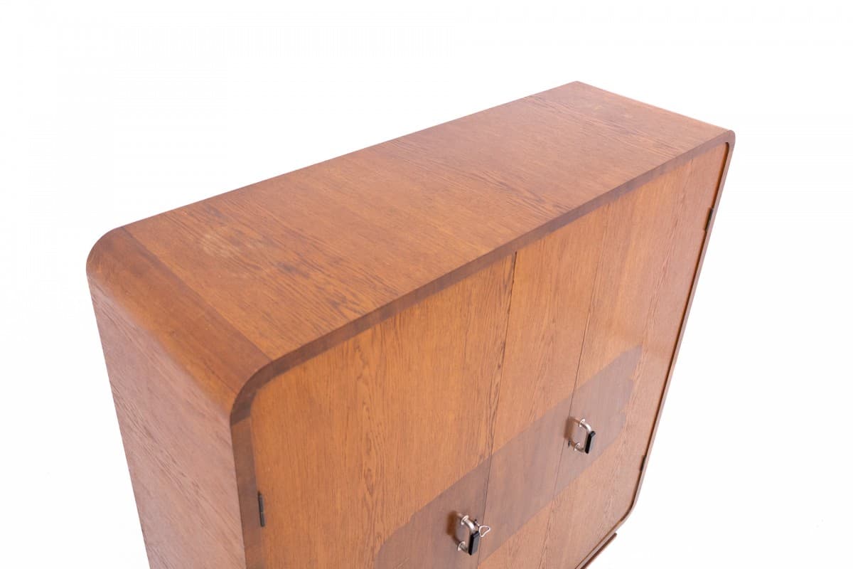 Dębowa komoda bieliźniarka Art Deco, Francja, lata 30. - 47581