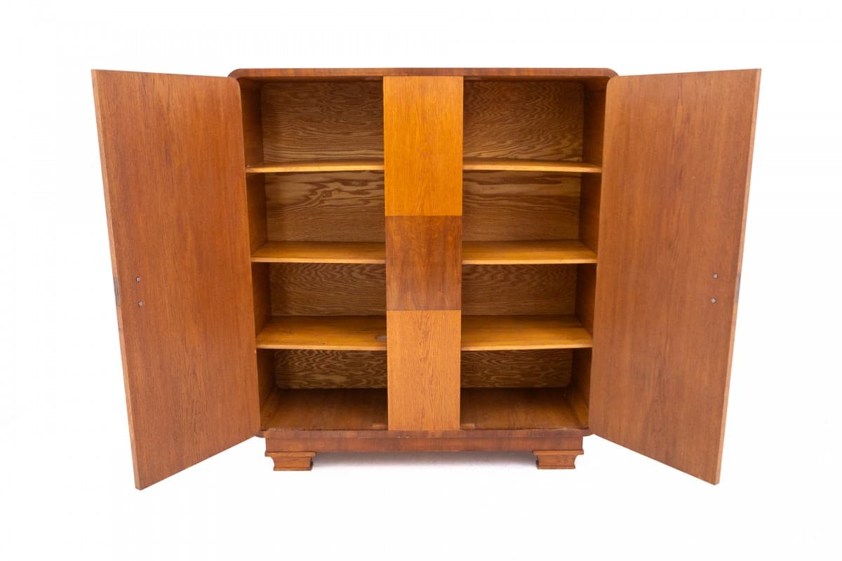 Dębowa komoda bieliźniarka Art Deco, Francja, lata 30. - 47579