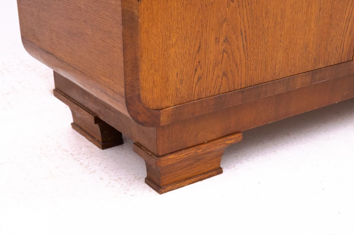 Dębowa komoda bieliźniarka Art Deco, Francja, lata 30. - 47584