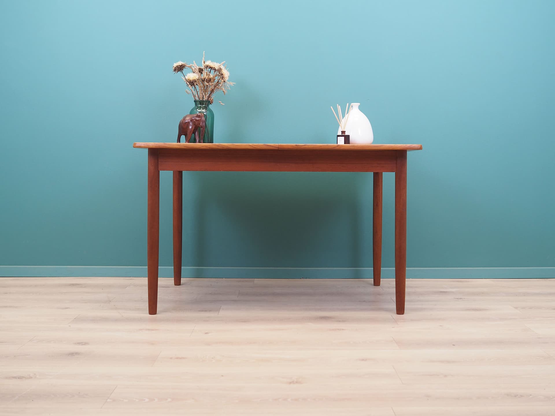 Rectangular Table, brown teak, Denmark, 1960s - 51481