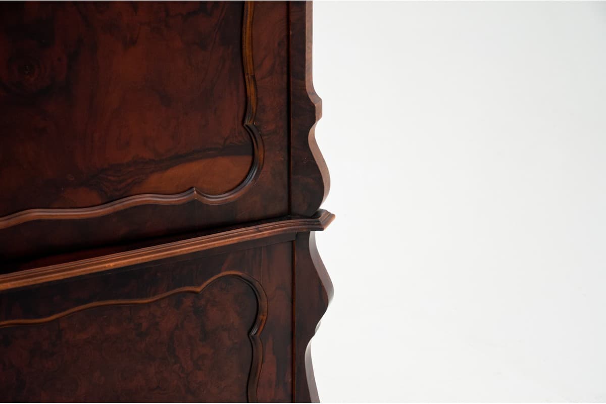 Ciemnobrązowa szafa Chippendale, Europa Zachodnia, lata 60. - 47591