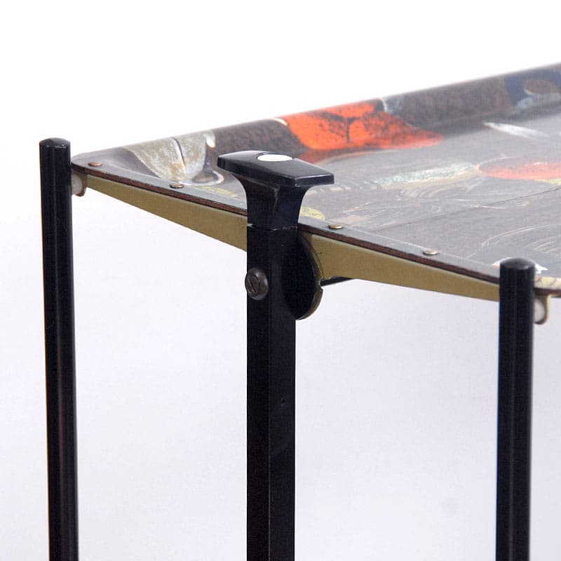 Bar cart Gerlinol, multicolor, metal, Germany, 1960s. - 42995