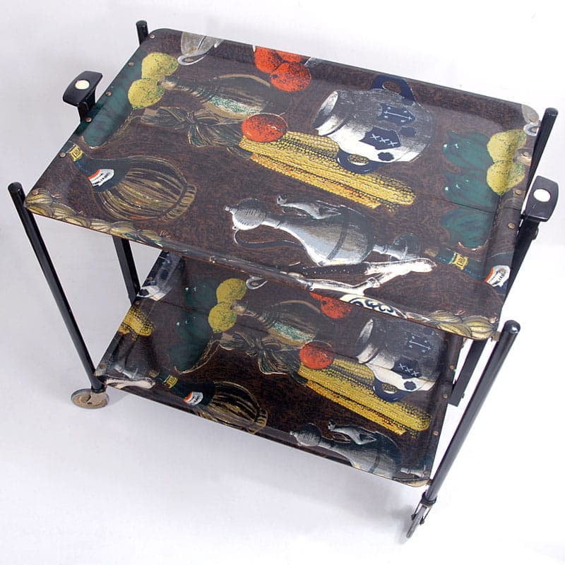 Bar cart Gerlinol, multicolor, metal, Germany, 1960s. - 42993