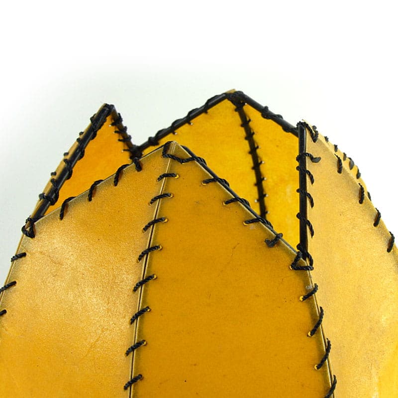 Table lamp, yellow, plastic, France, 1980s. - 43584