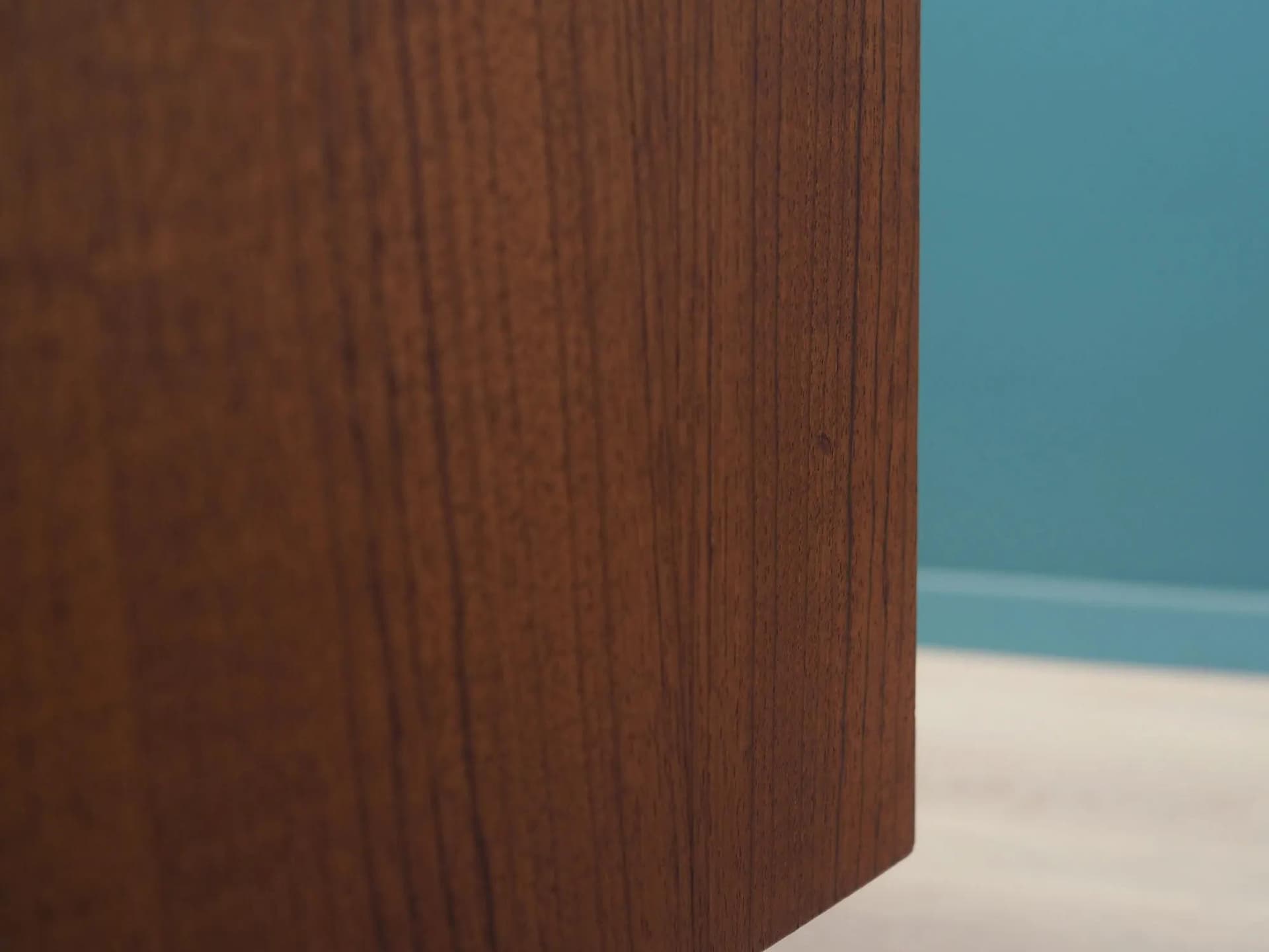 Bookcase, brown teak, Denmark, 1970s - 43190