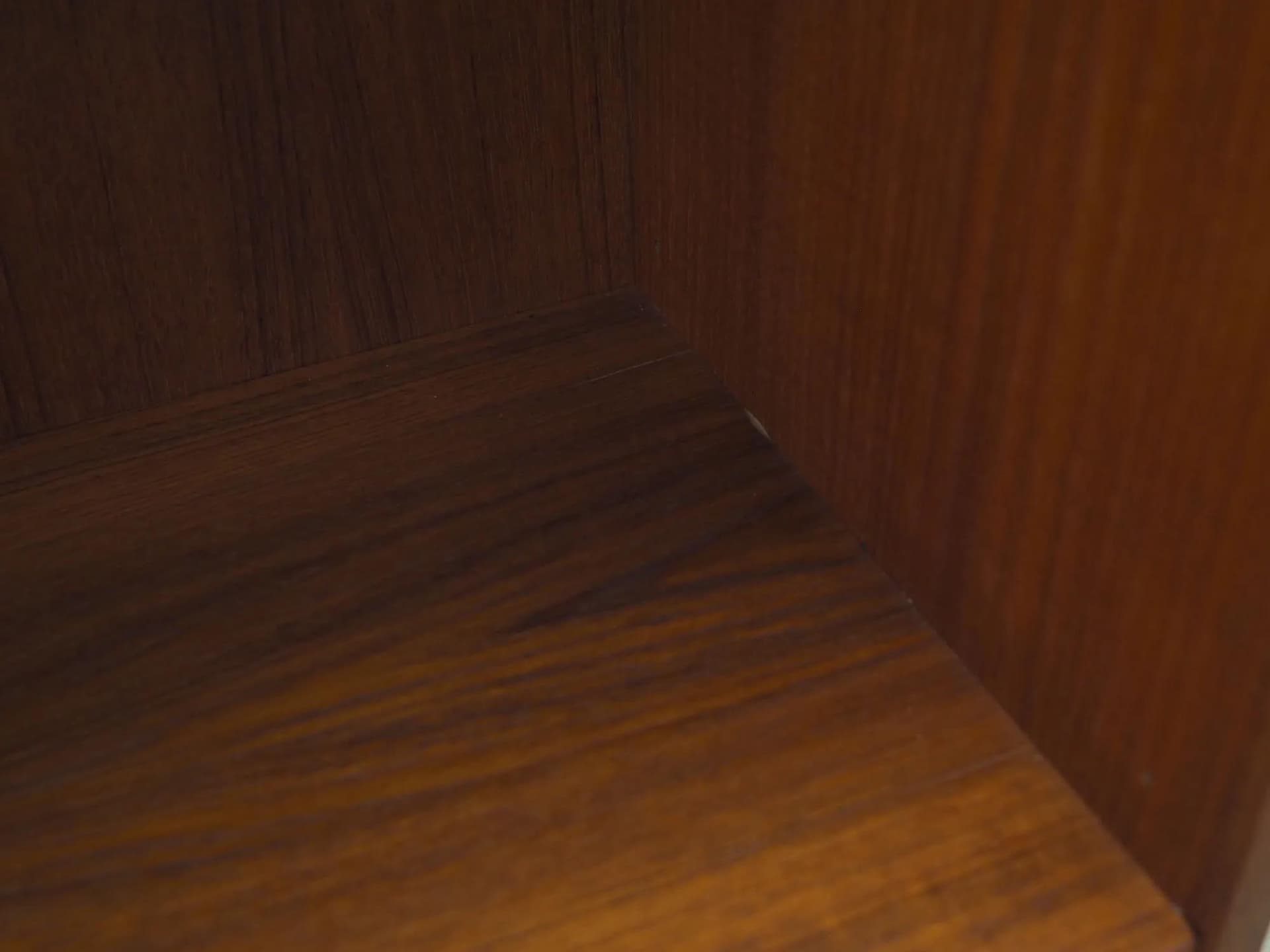 Bookcase, brown teak, Denmark, 1970s - 43188