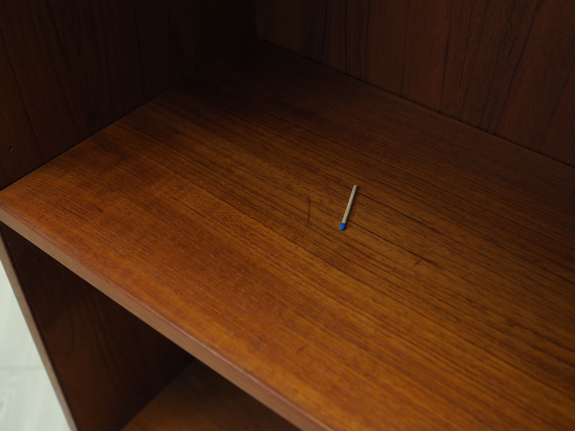Bookcase, brown teak, Denmark, 1970s - 50666
