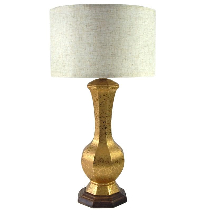 Table Lamp SC3, gilded ceramic, Italy, 1960s.