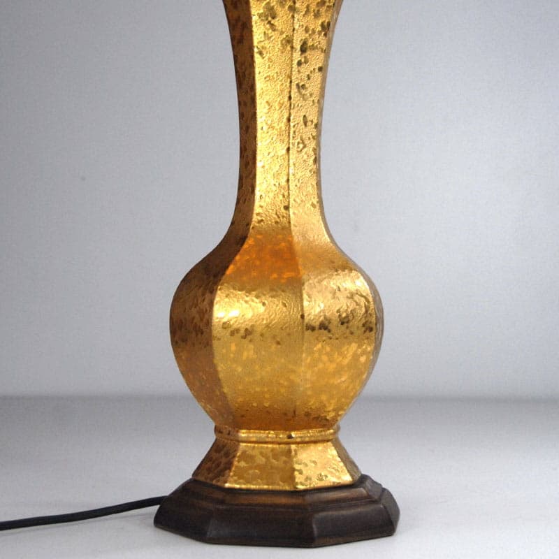 Lampa stołowa SC3, złocona ceramika, Włochy, lata 60. - 43572