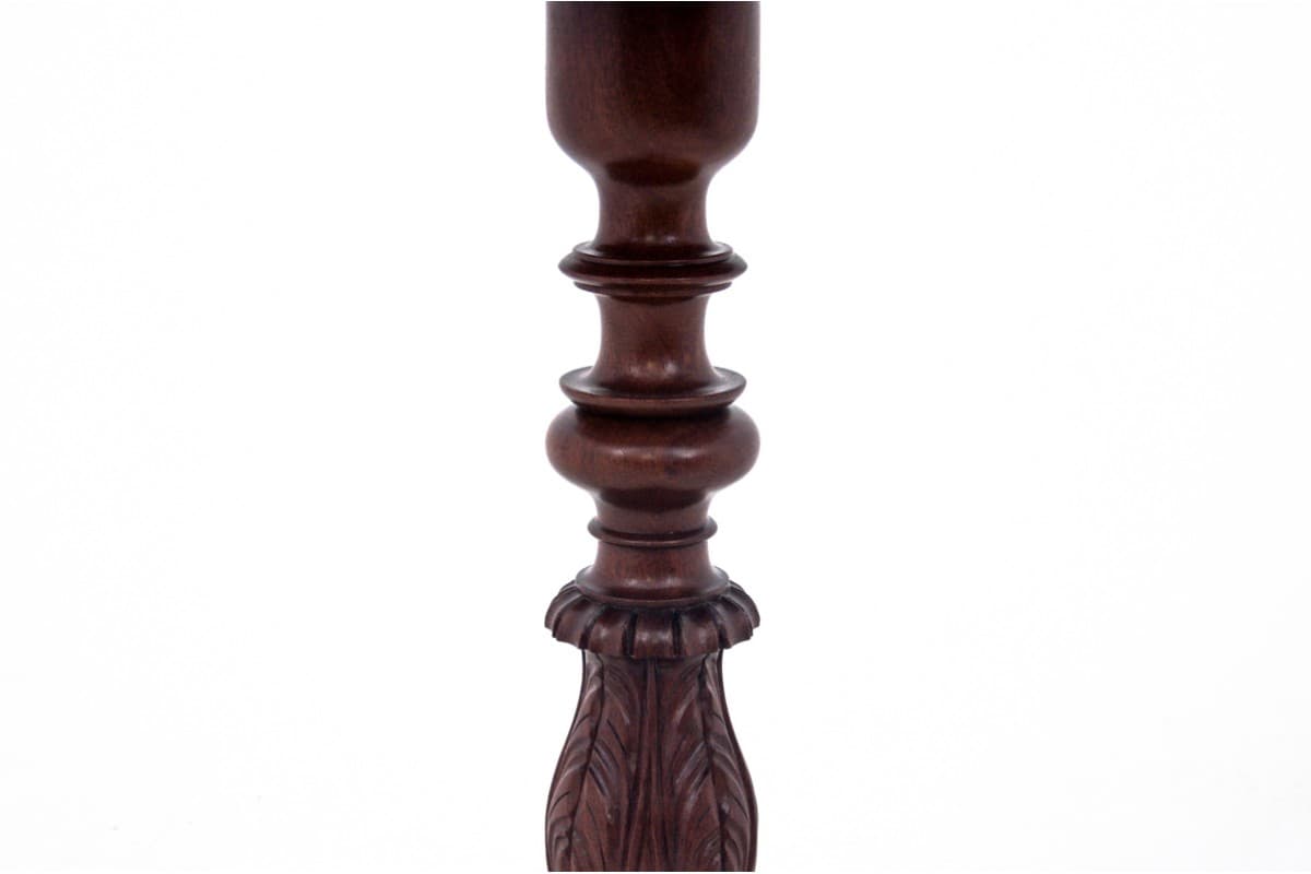 Mahoniowy stolik typu niciak, styl Biedermeier, Szwecja, lata 60. XIX w. - 47501