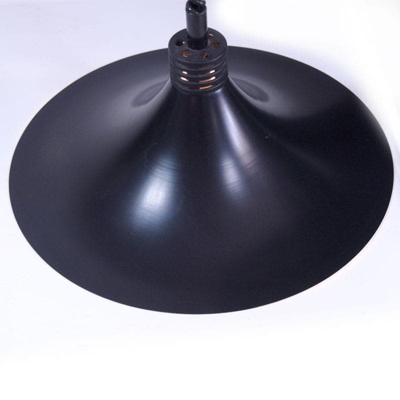 Ceiling Lamp UFO, Space Age, black metal, Poland, 1980s. - 43498