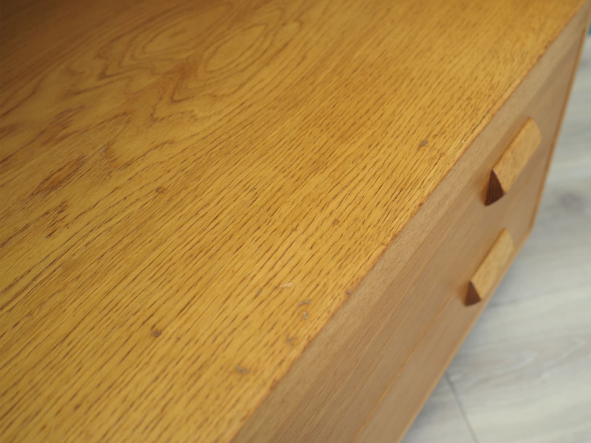 Regał, jesion brązowy ciemny, proj. B. Mogensen, Søborg Møbelfabrik, Dania, lata 70. - 50636