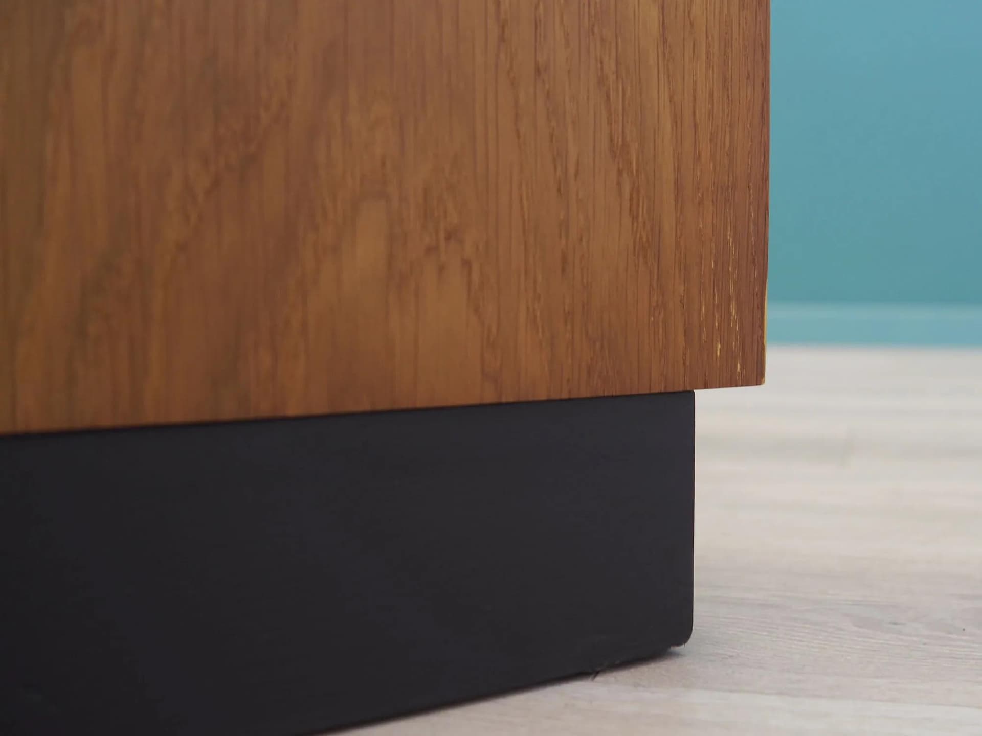 Regał, jesion brązowy ciemny, proj. B. Mogensen, Søborg Møbelfabrik, Dania, lata 70. - 43969