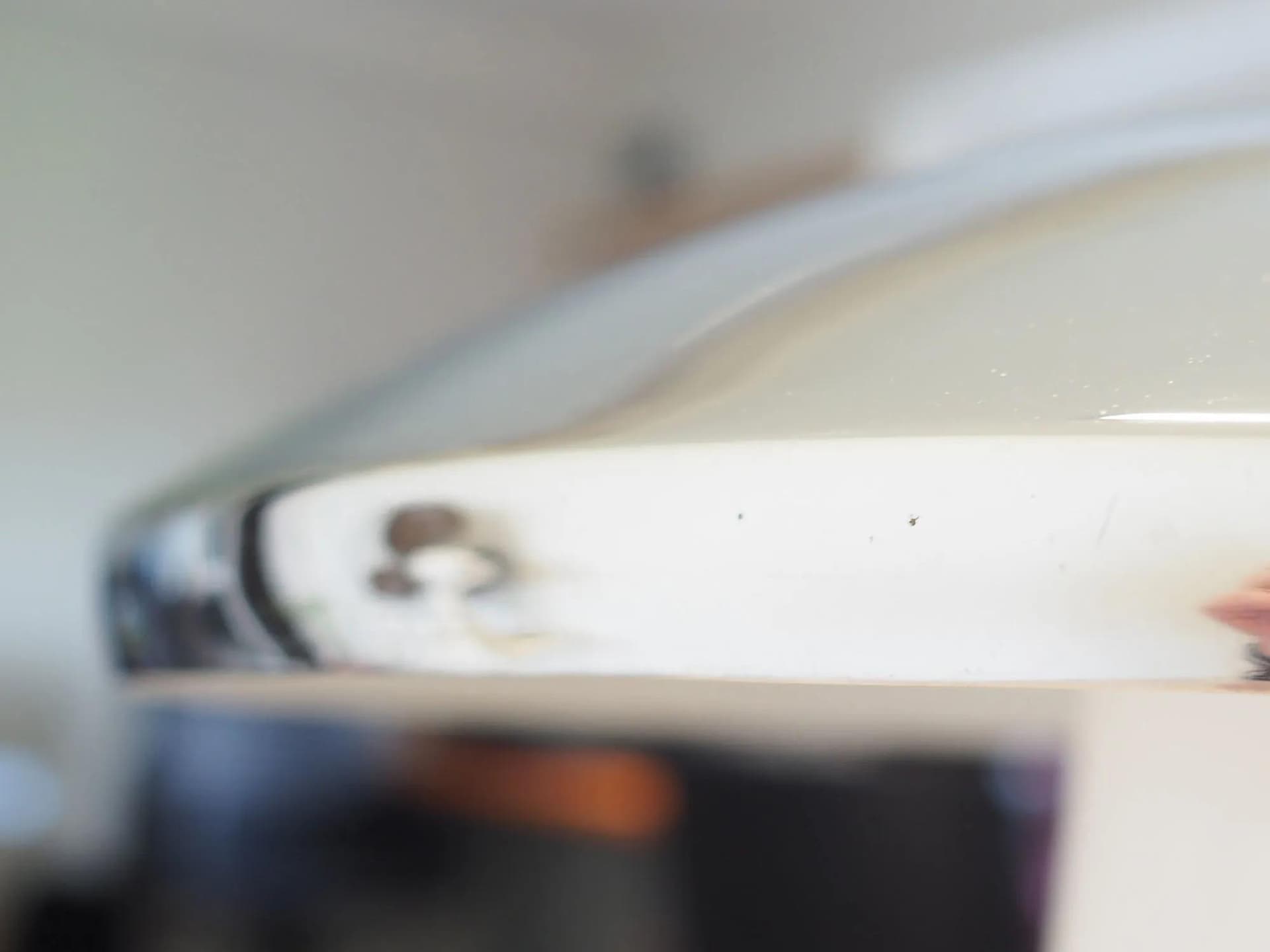 Lampa wisząca, srebrny metal, szkło białe, Dania, lata 80. - 43942