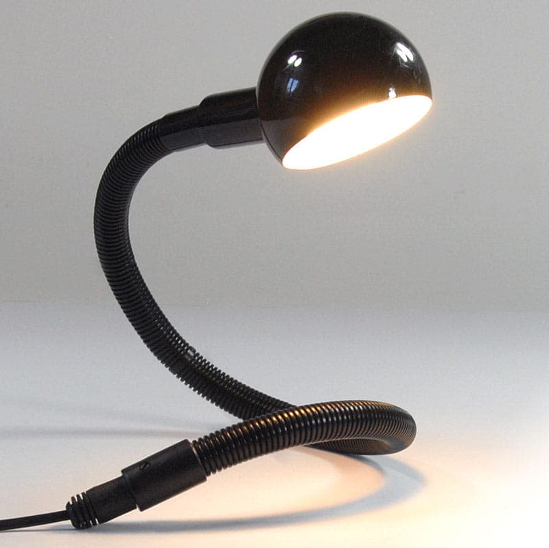 Black Hebi Table Lamp, by I. Hosoe for Valenti Luce, Italy, 1970s - 43490