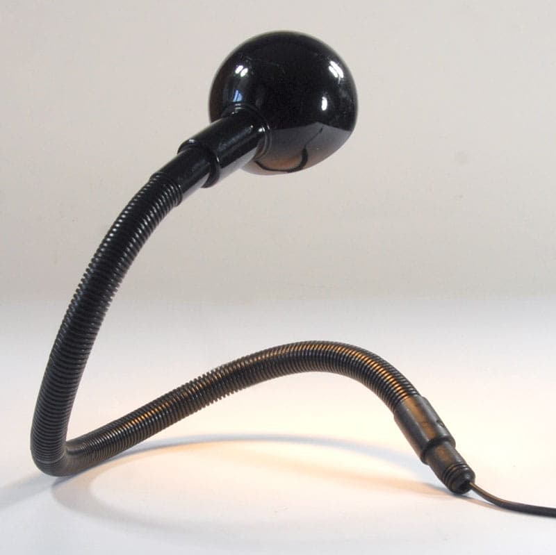 Black Hebi Table Lamp, by I. Hosoe for Valenti Luce, Italy, 1970s - 43489