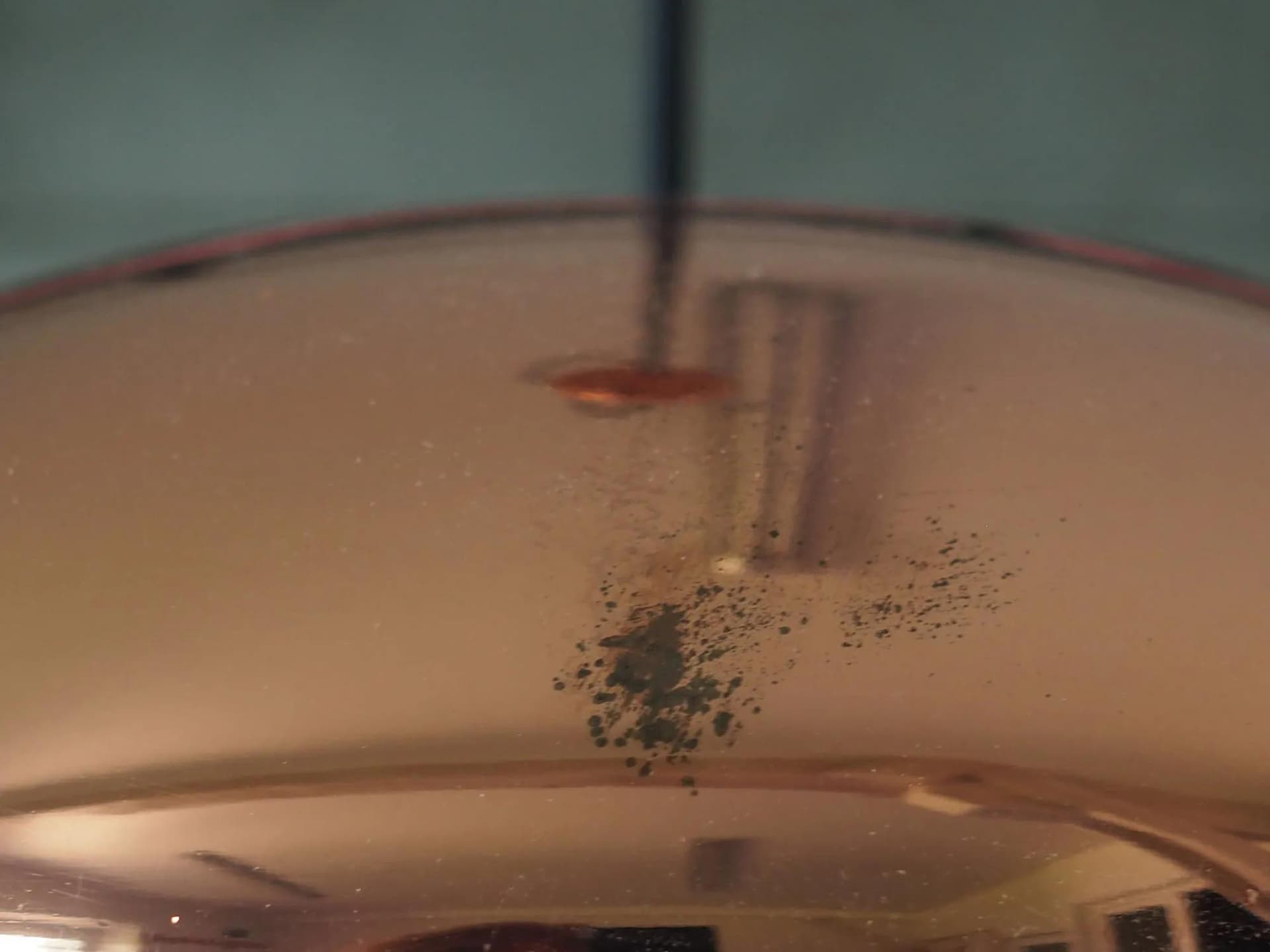 Pendant lamp, pink metal, Denmark, 1990s - 43916