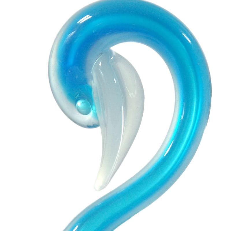 Błękitna szklana kaczka, proj. A. Seguso, Murano, Włochy, lata 60. - 4491