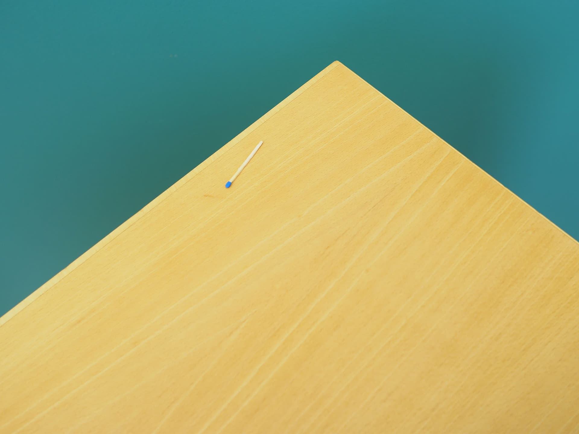 Cabinet, light brown ash, black metal, Denmark, 1970s. - 50811