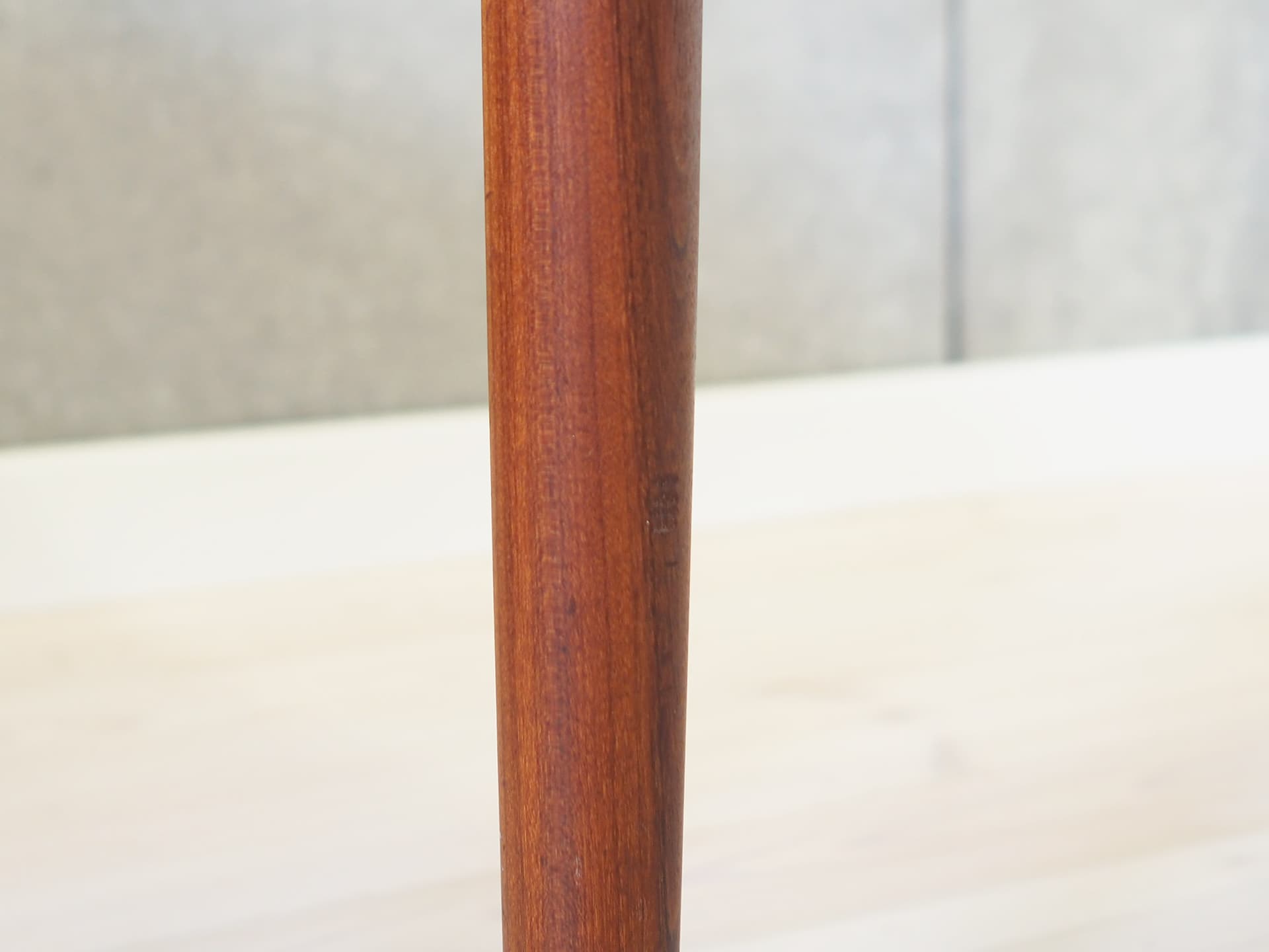 Komplet czterech krzeseł, palisander zielony velvet, proj. K. Kristiansen, Dania, lata 70. - 50789