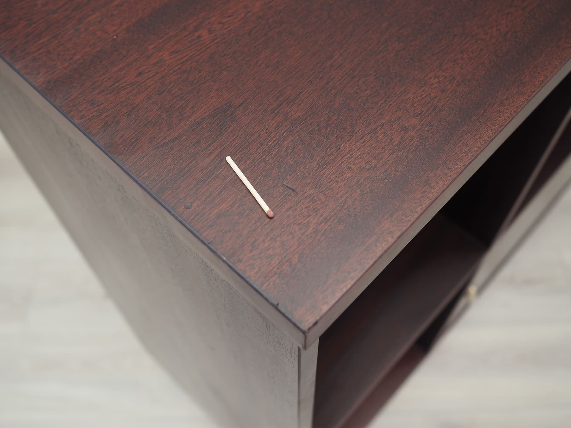 Komoda, mahoń brąz ciemny, Ulferts, Szwecja, lata 60. - 50759