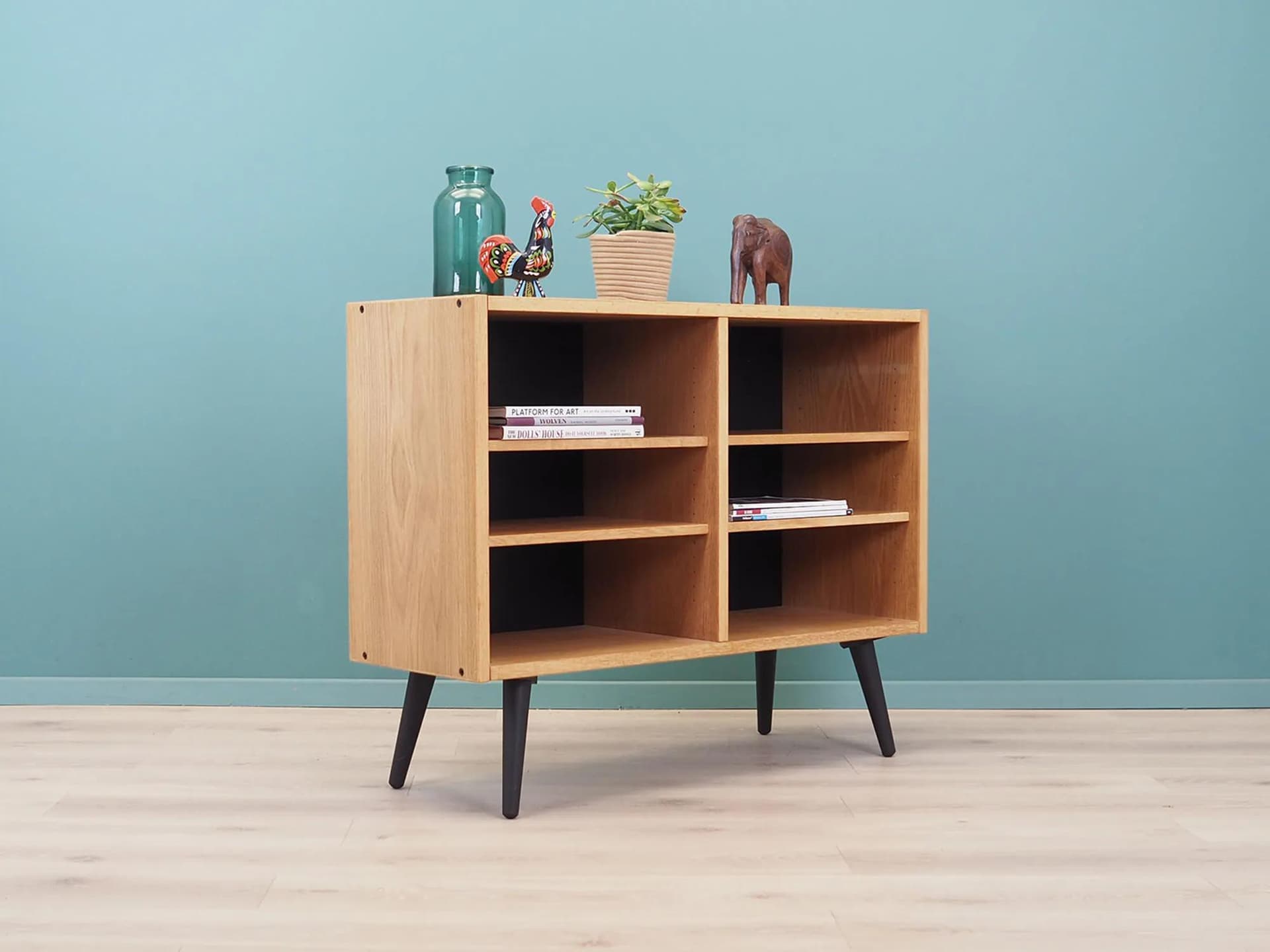 Bookcase, light ash, Denmark, 1970s - 43828