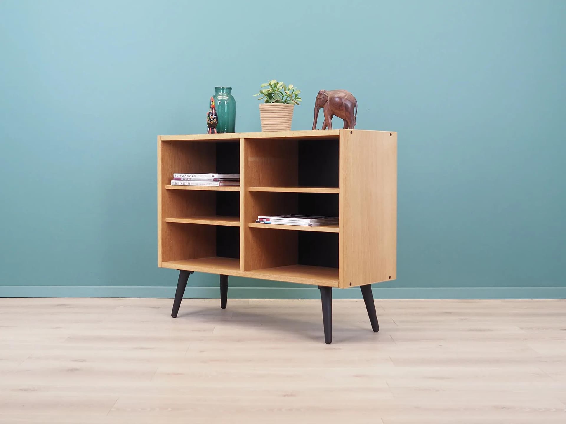 Bookcase, light ash, Denmark, 1970s - 43827