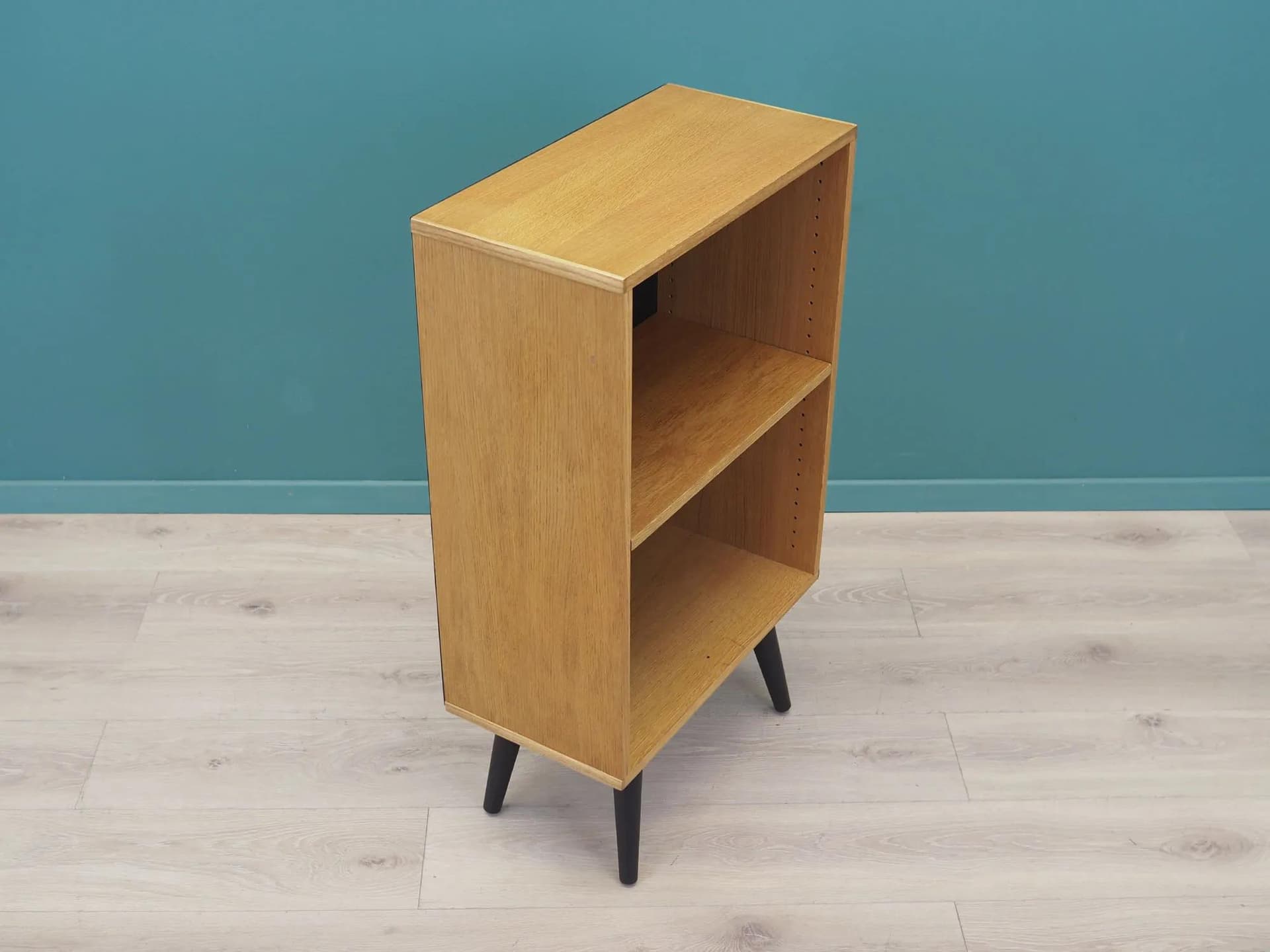 Bookcase, grey ash, System B8, Denmark, 1970s - 43812