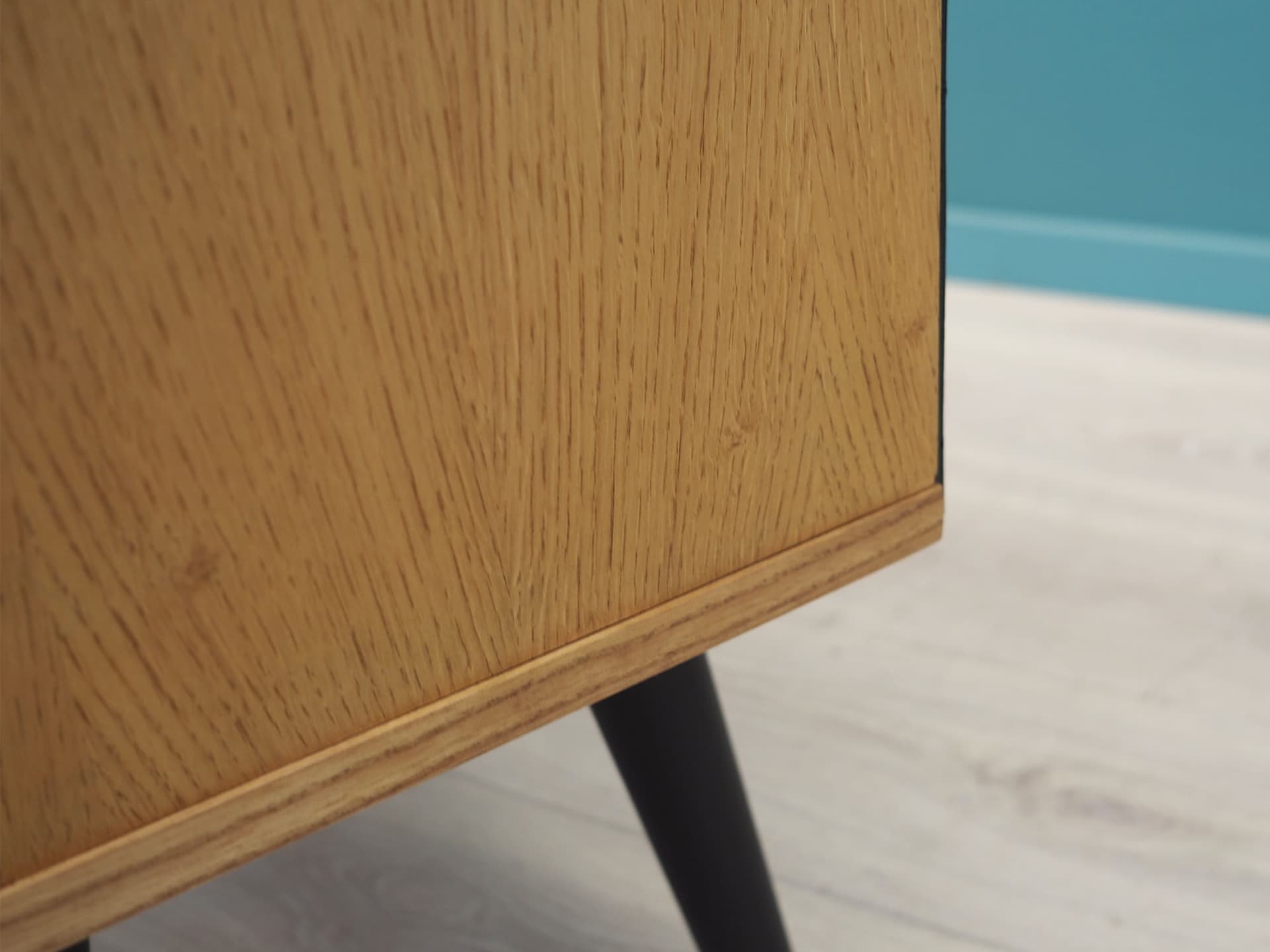 Bookcase, grey ash, System B8, Denmark, 1970s - 50740