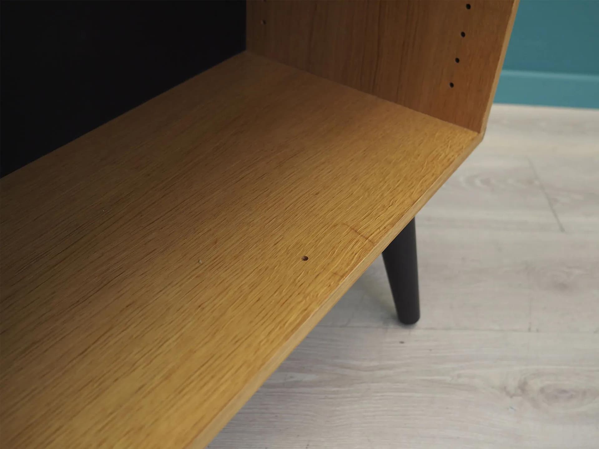 Bookcase, grey ash, System B8, Denmark, 1970s - 43813