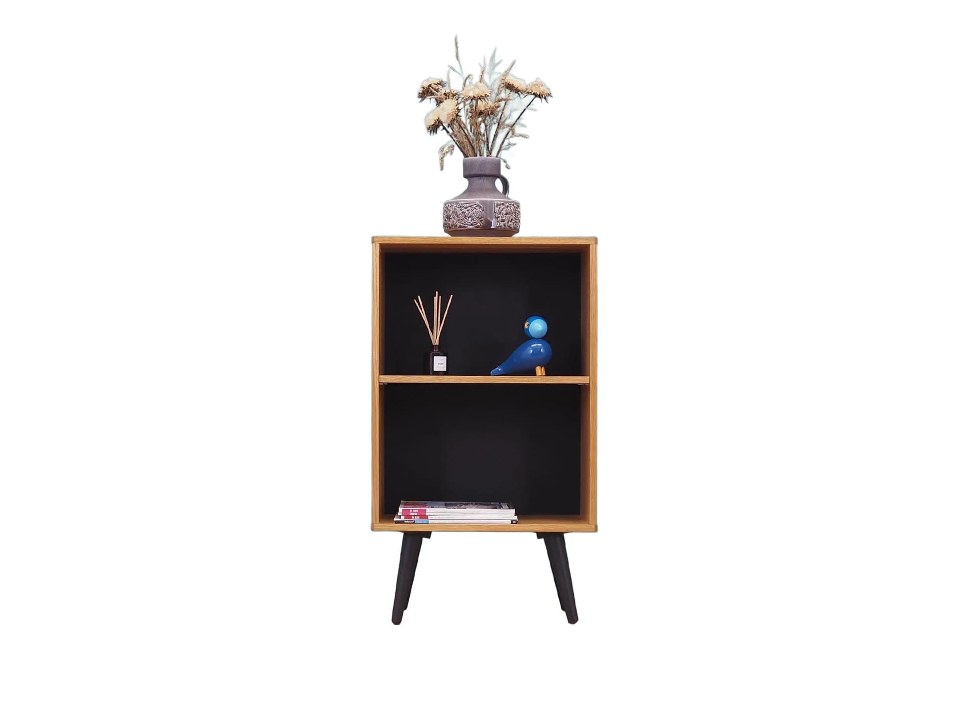 Bookcase, grey ash, System B8, Denmark, 1970s