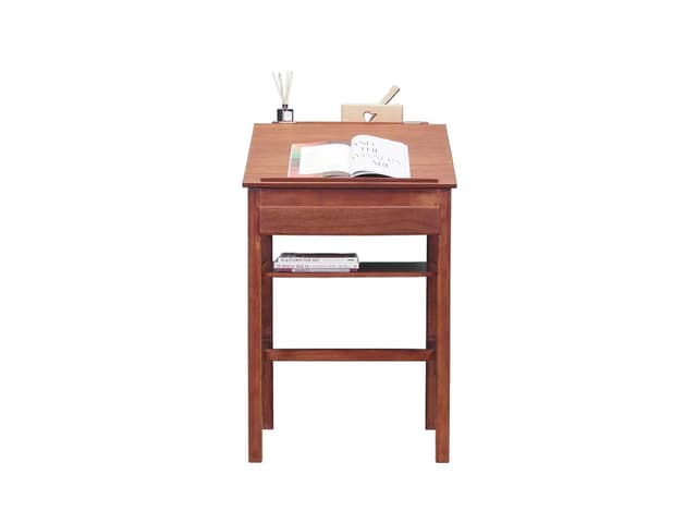 Sekretarzyk, mahon, miedziany, Dania, lata 60. - WYMIARY