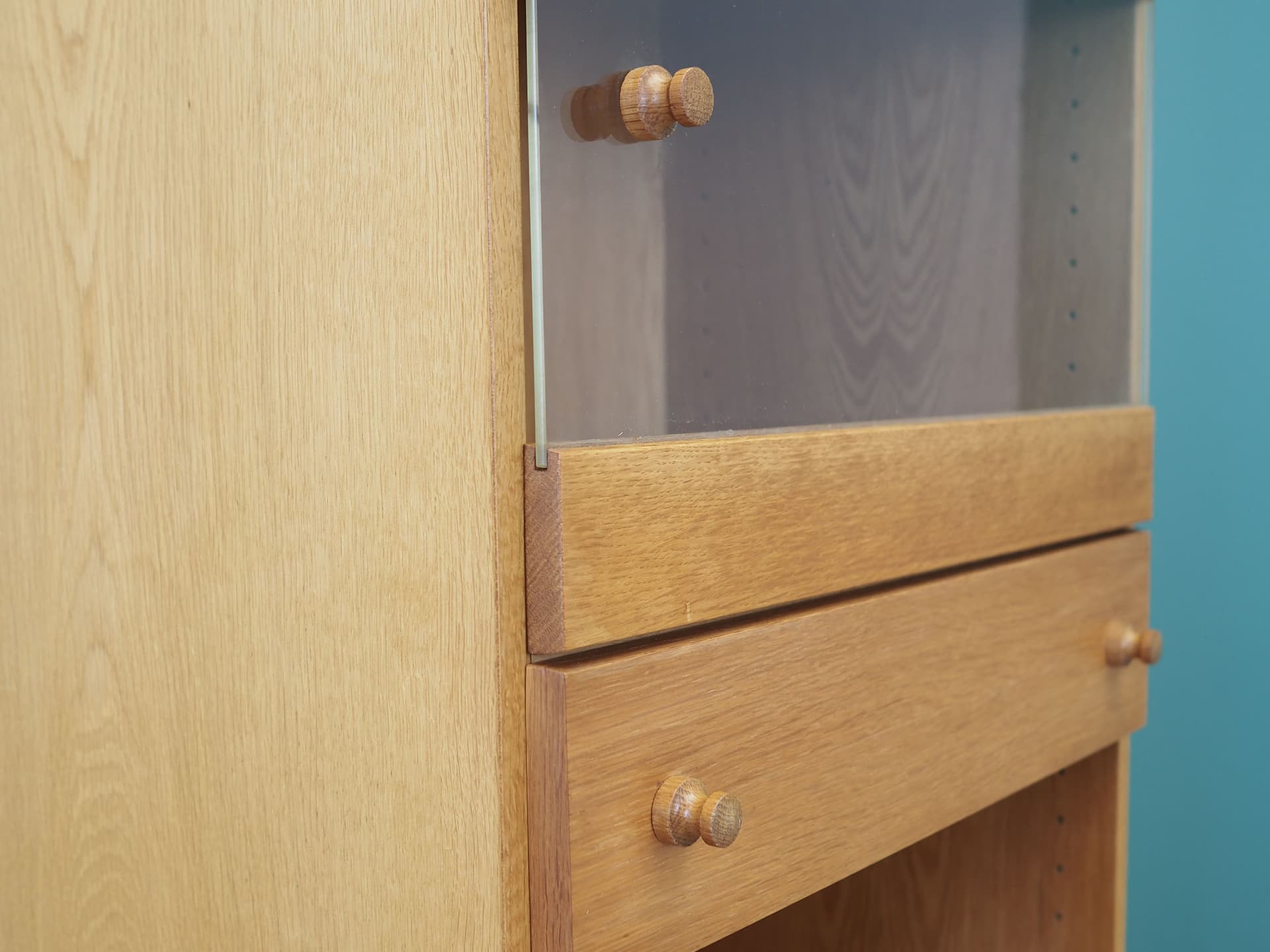 Regał, jesion jasnobrązowy, Skovby Møbelfabrik, Dania, lata 70. - 50716