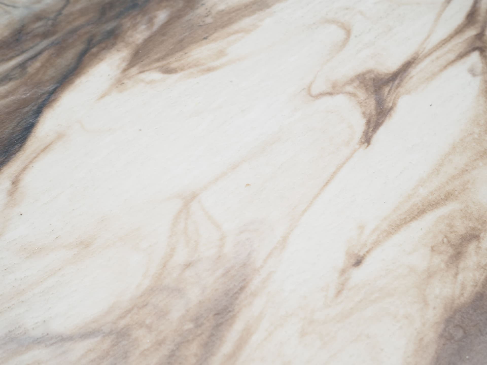 Stolik kawowy, ivory white konglomerat, drewno czarne, Dania, lata 70. - 50712