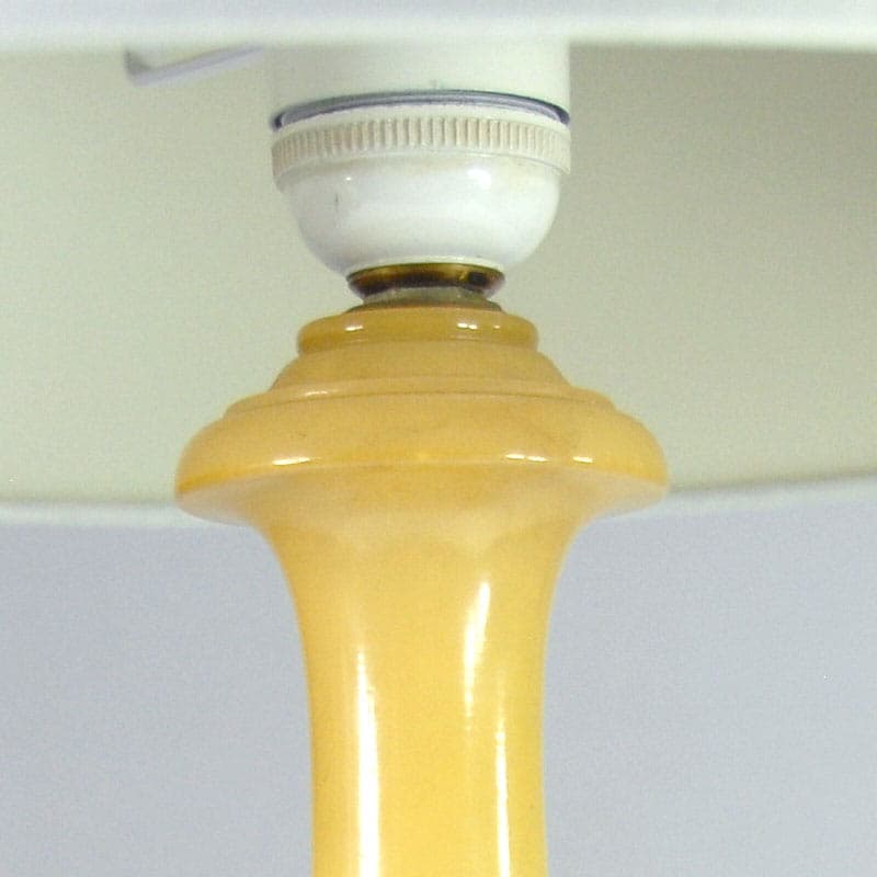 Lampa stołowa, alabaster żółty, Włochy, lata 40. - 44200
