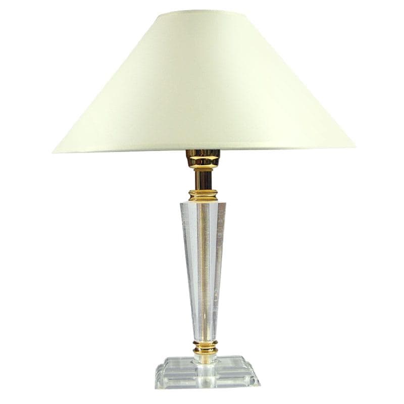 Table Lamp Hollywood Regency, transparent acrylic, 1980s.