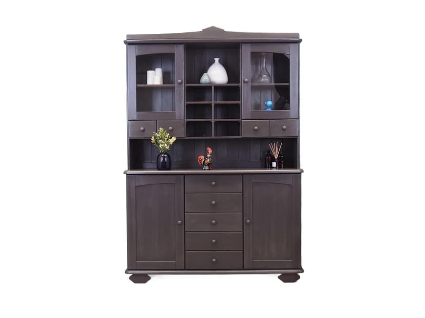 Kredens, skandynawski design, sosna szara, Dania, lata 80.