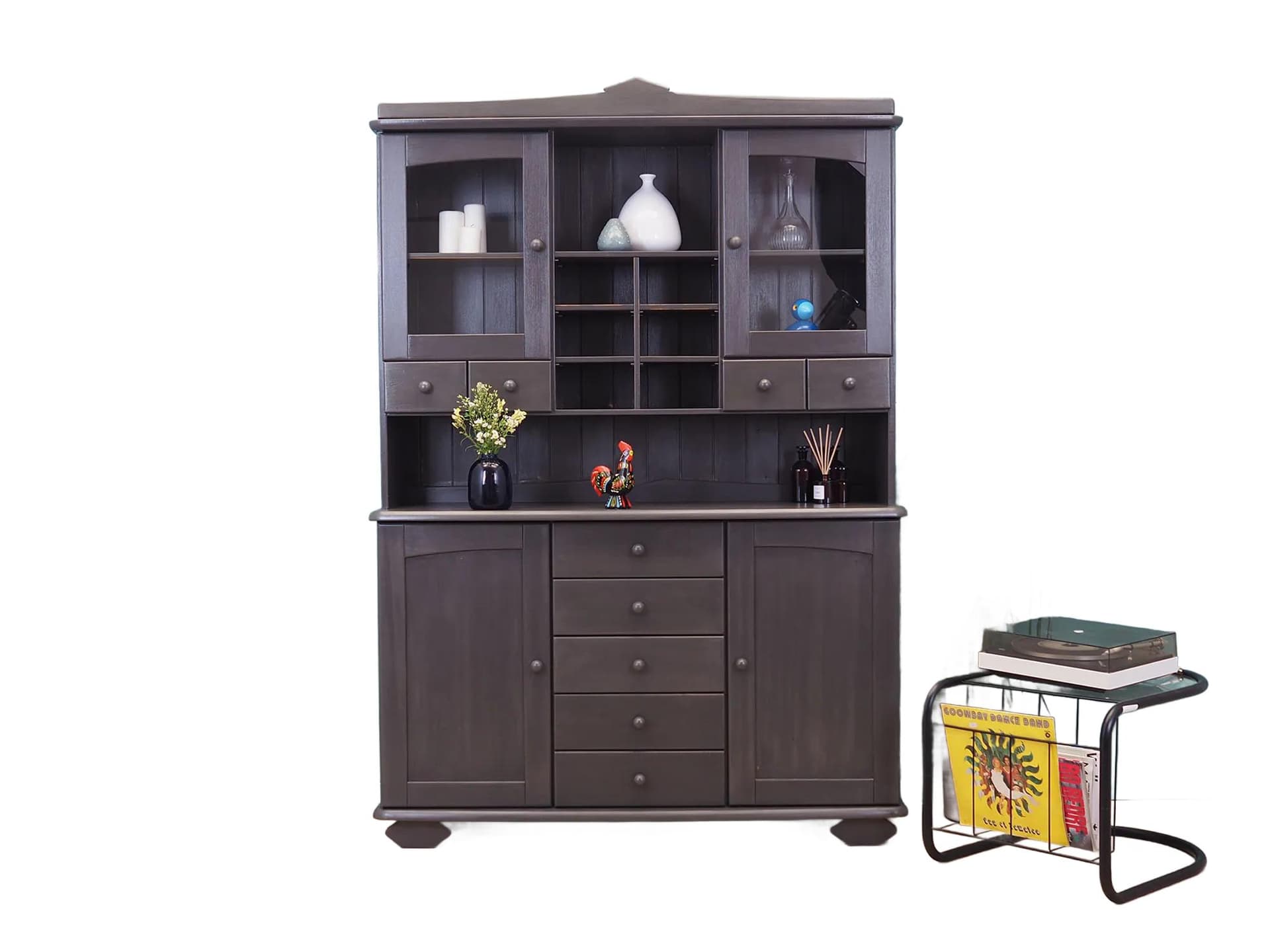 Kredens, skandynawski design, sosna szara, Dania, lata 80. - 43744