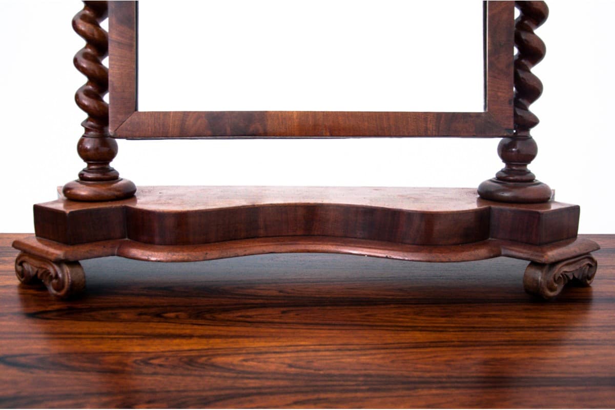 Grey Baroque Mirror, France, 19th Century - 47643